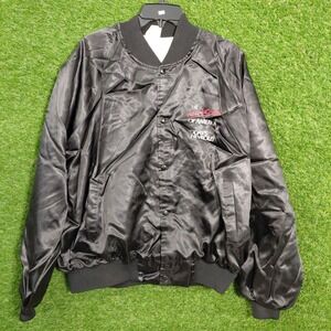 The Heartbeat Of America Chevrolet Satin Bomber Jacket XXL‎ Vintage 90s USA